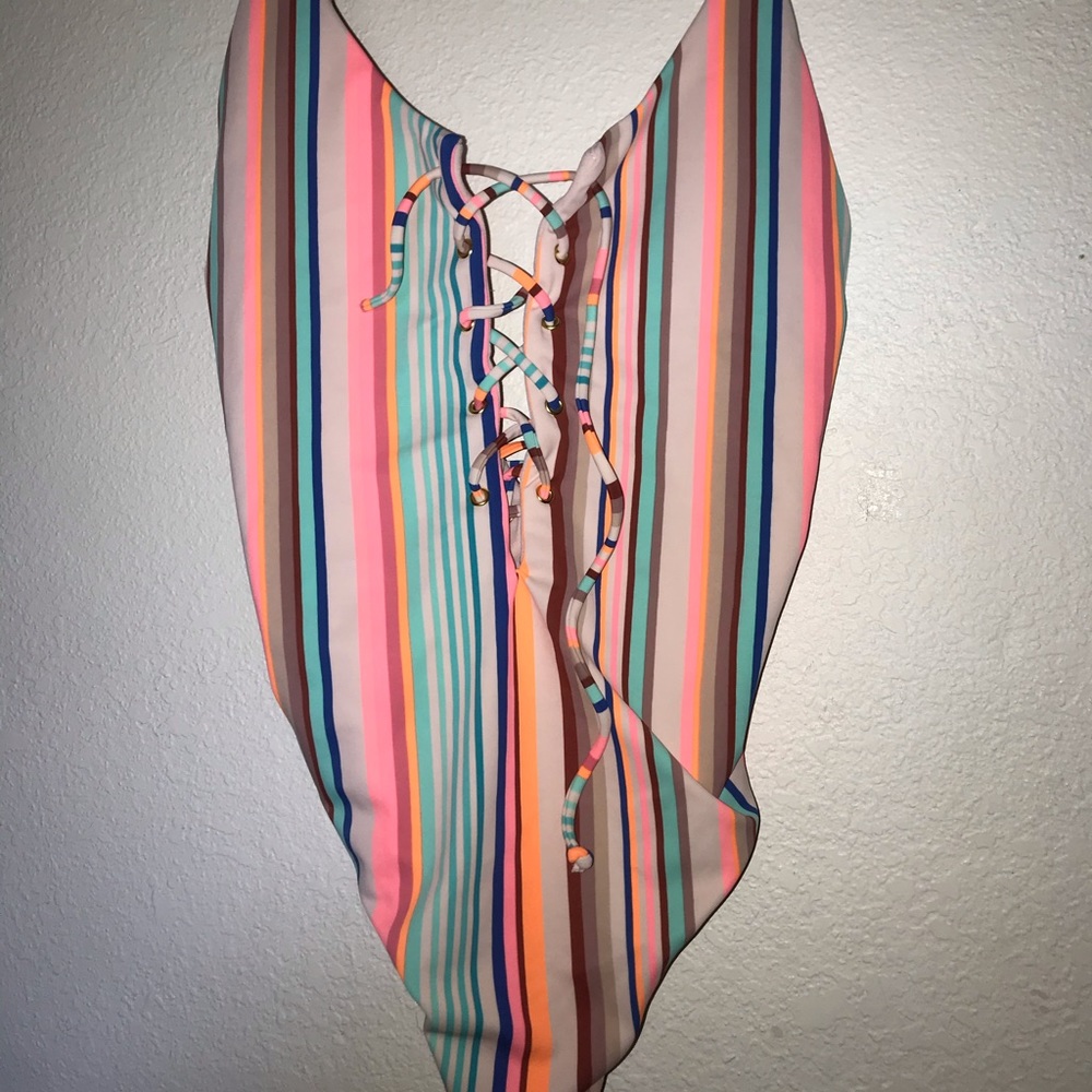 Sexy backless one piece swim suit